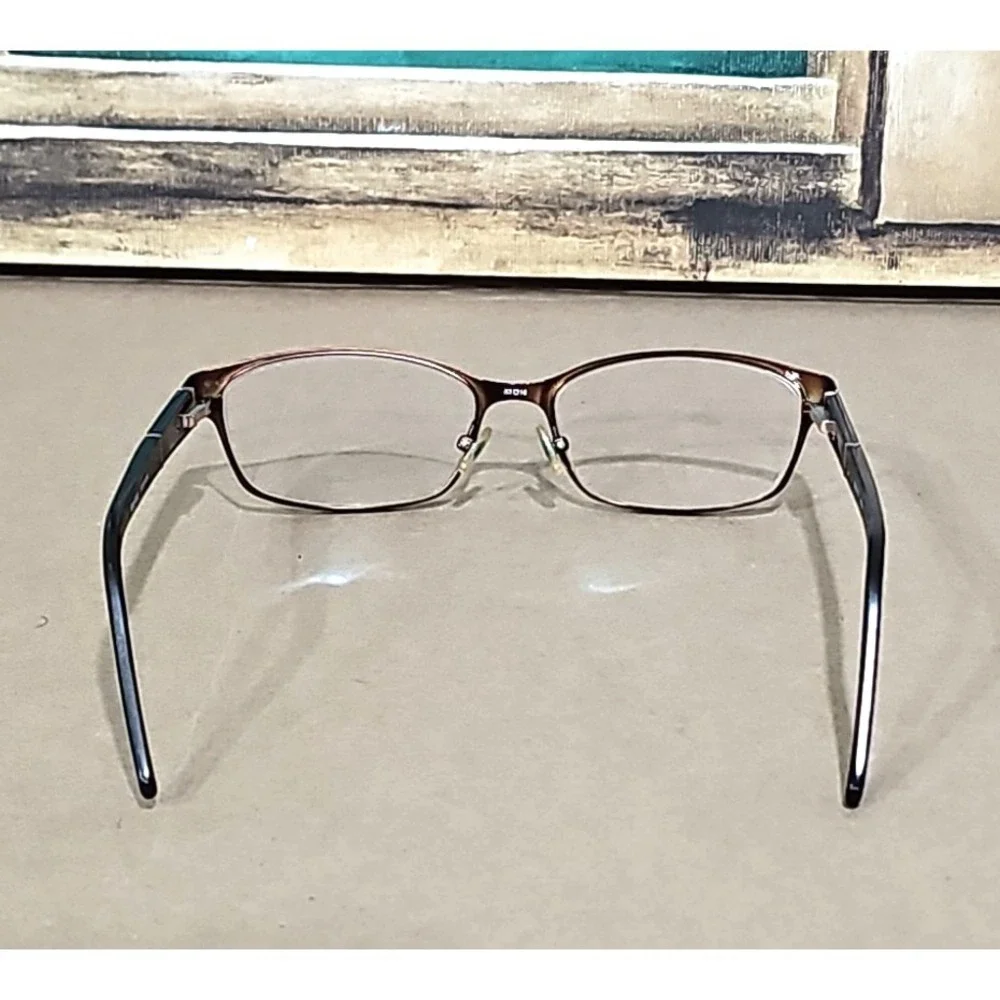 Karen Kane Eyeglasses Eye Glasses Frames Wood Rose Mocha 53-16-135